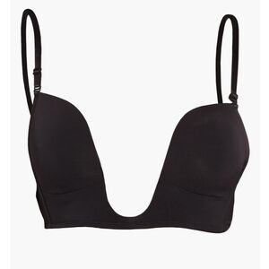 Fashion Forms Deep Plunge Black Bra